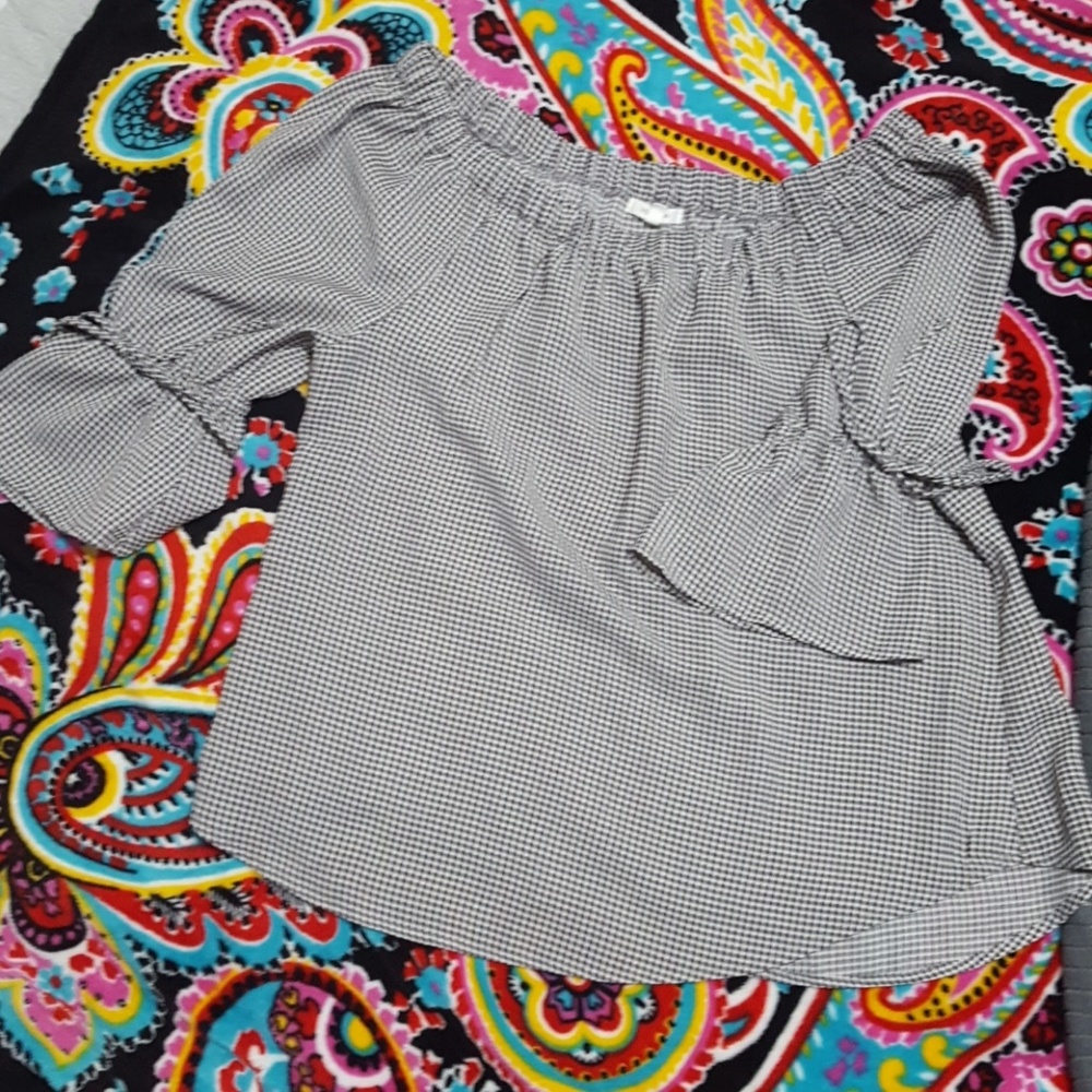 off the shoulder blouse